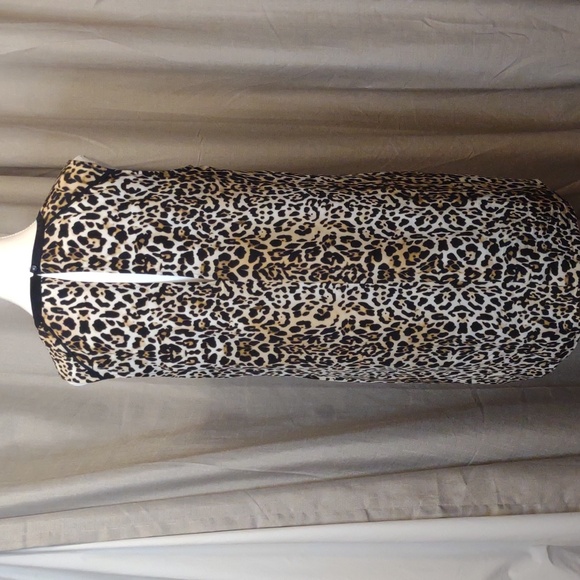 Rachel Zoe leopard print silk dress - Picture 3 of 9